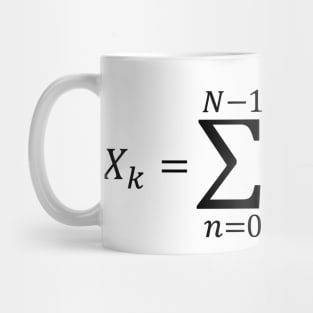 Discrete Fourier Transform Equation Math Basics Mug